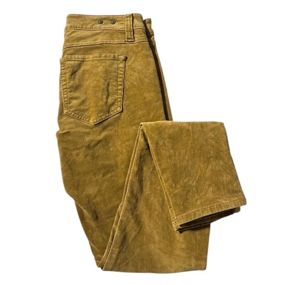 CABI #3197 Skinny Cord Umber Mustard Brown Corduroy Pants Jeans Stretch Womens 2 - Picture 15 of 16